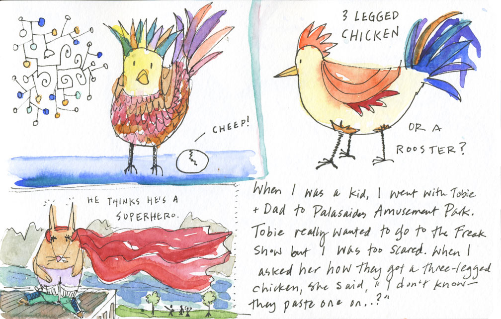 three legged chicken